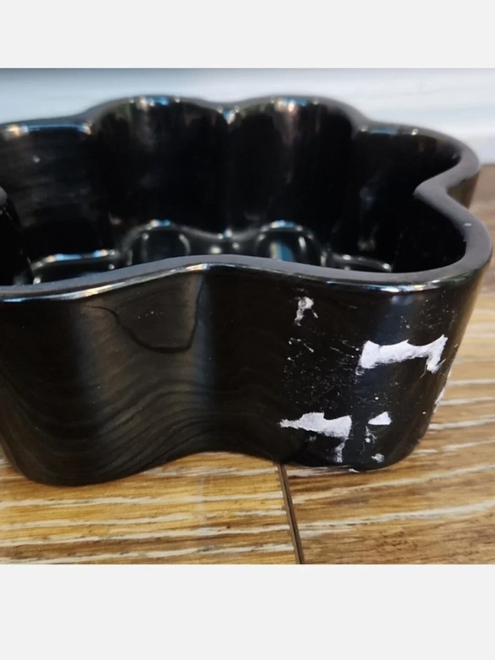 Sand + Paws Paw Pawprint Dog Black Candle Holder